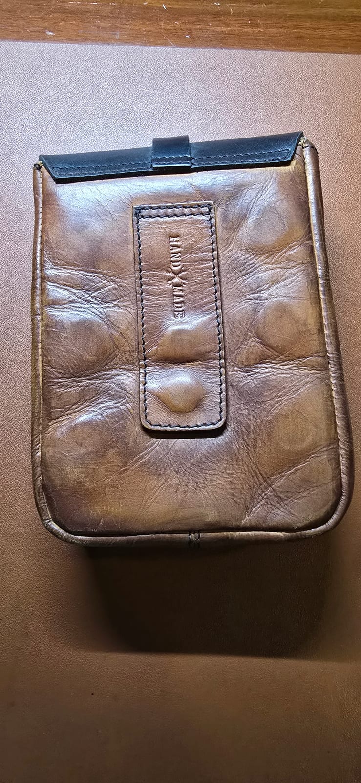 Tripmachine leather tank bag 2