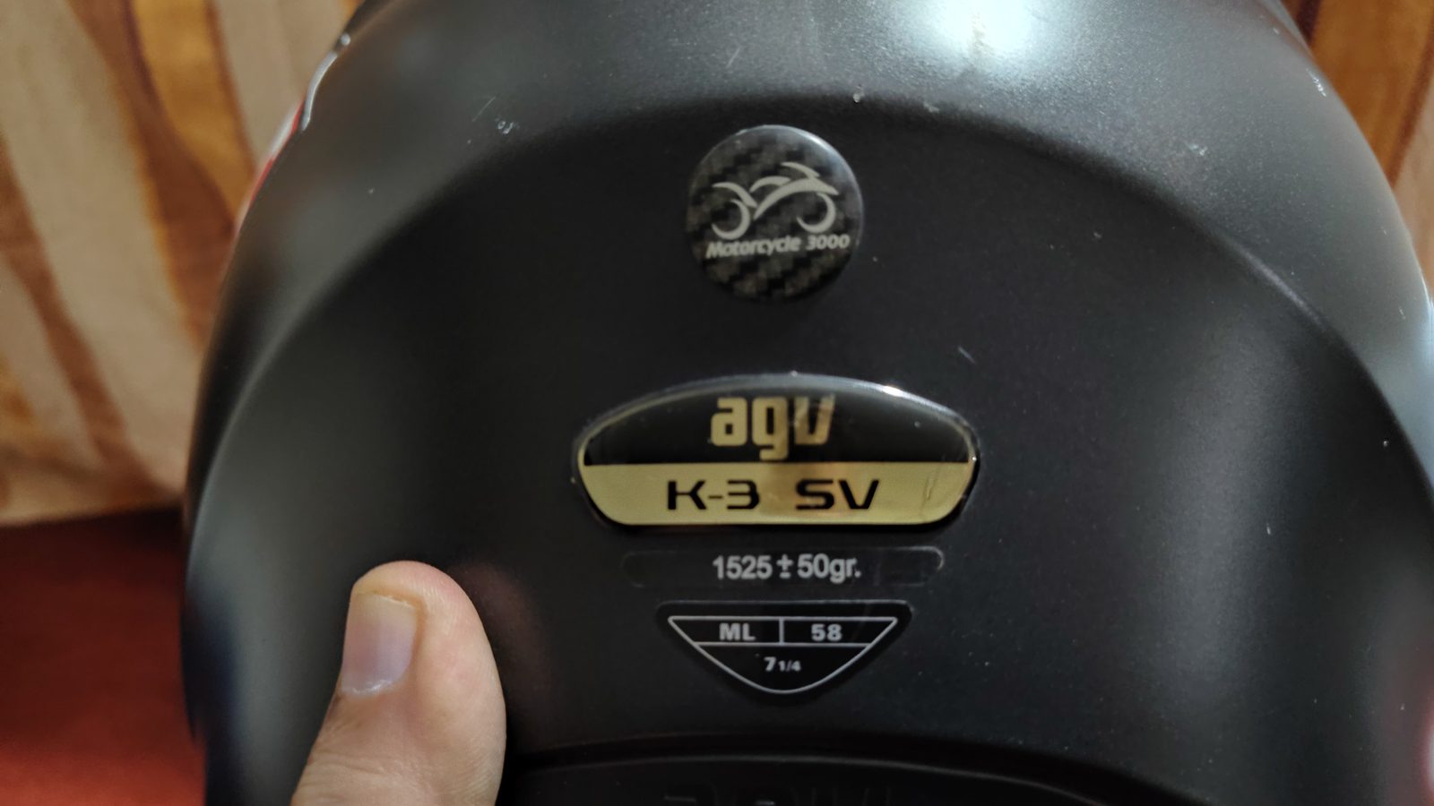 Great price - AGV Helmet Black used but in very good condition 3