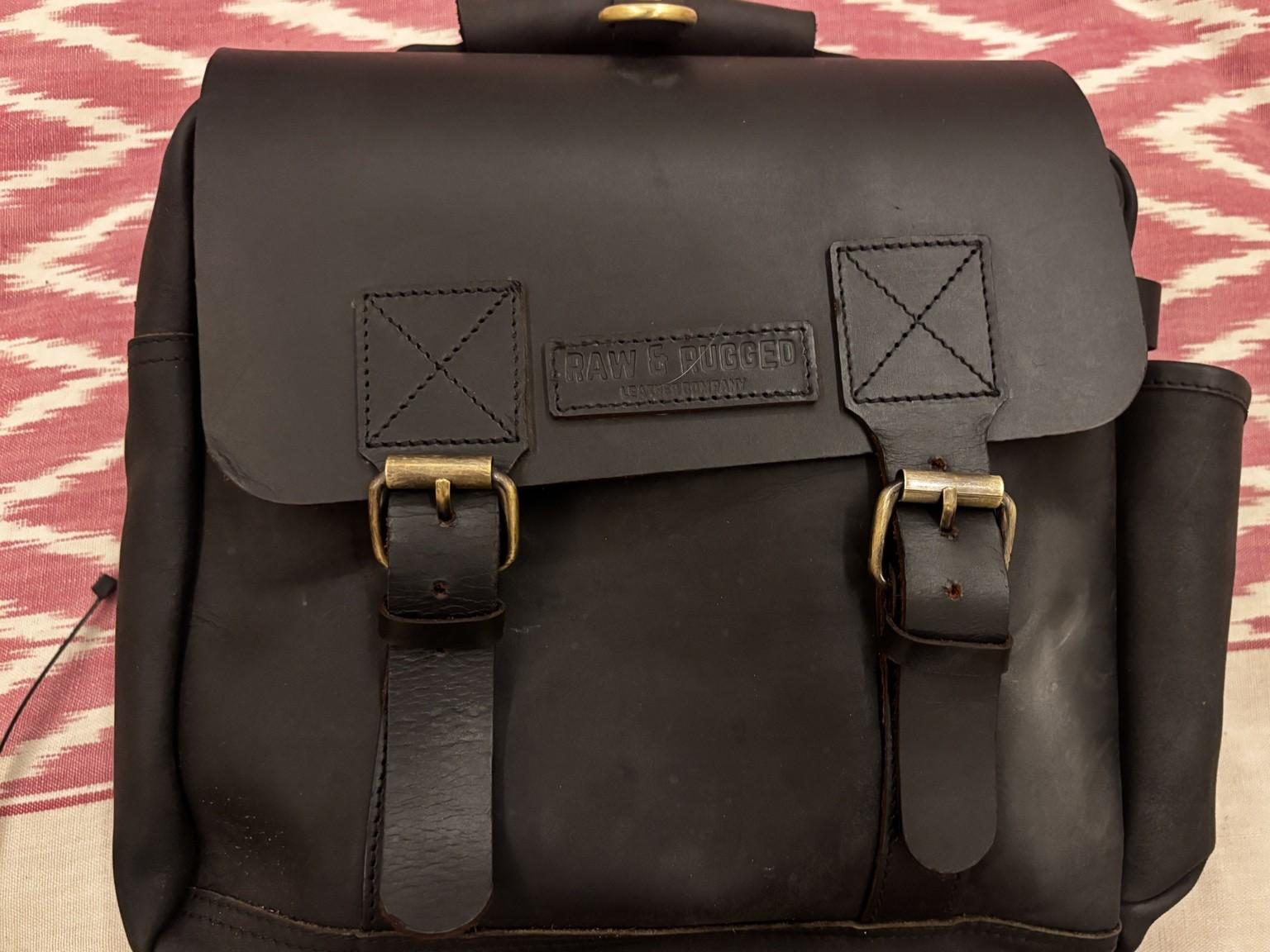 RAW & RUGGED PURE LEATHER UNIVERSAL BAG 3