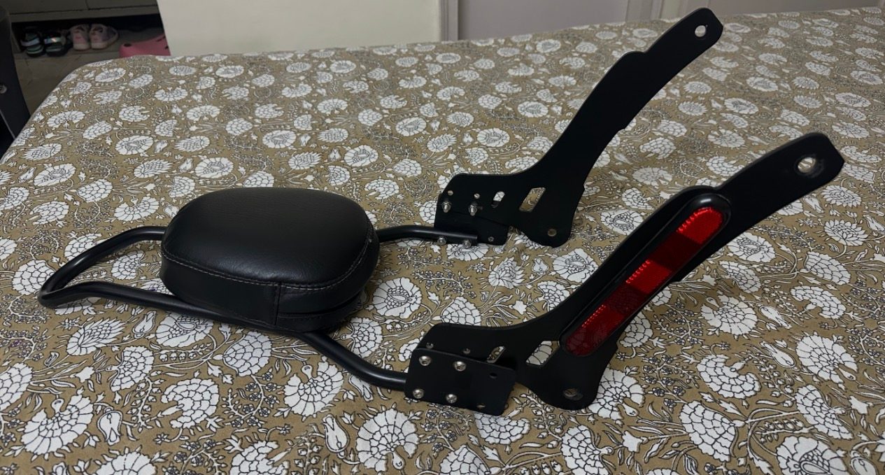 Sissy bar from Bykology for super meteor 650 2