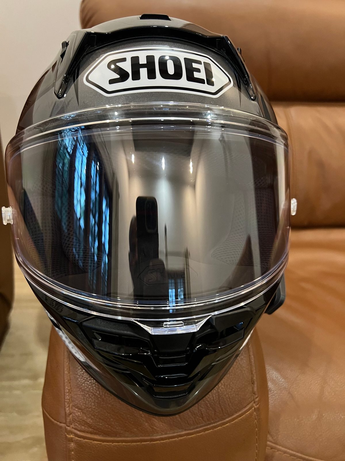Brand new Shoei x fifteen helmet featuring snell and ece r22 06 certifications with brand new Cardo communication. - image 1