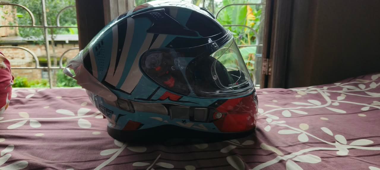 Axor Helmets Apex Hex-2 Helmet (Hex Blue & Red_M) 2