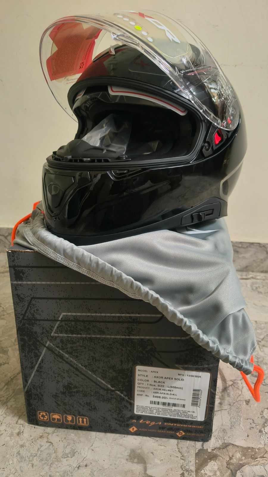 Axor Apex Helmet Black 3