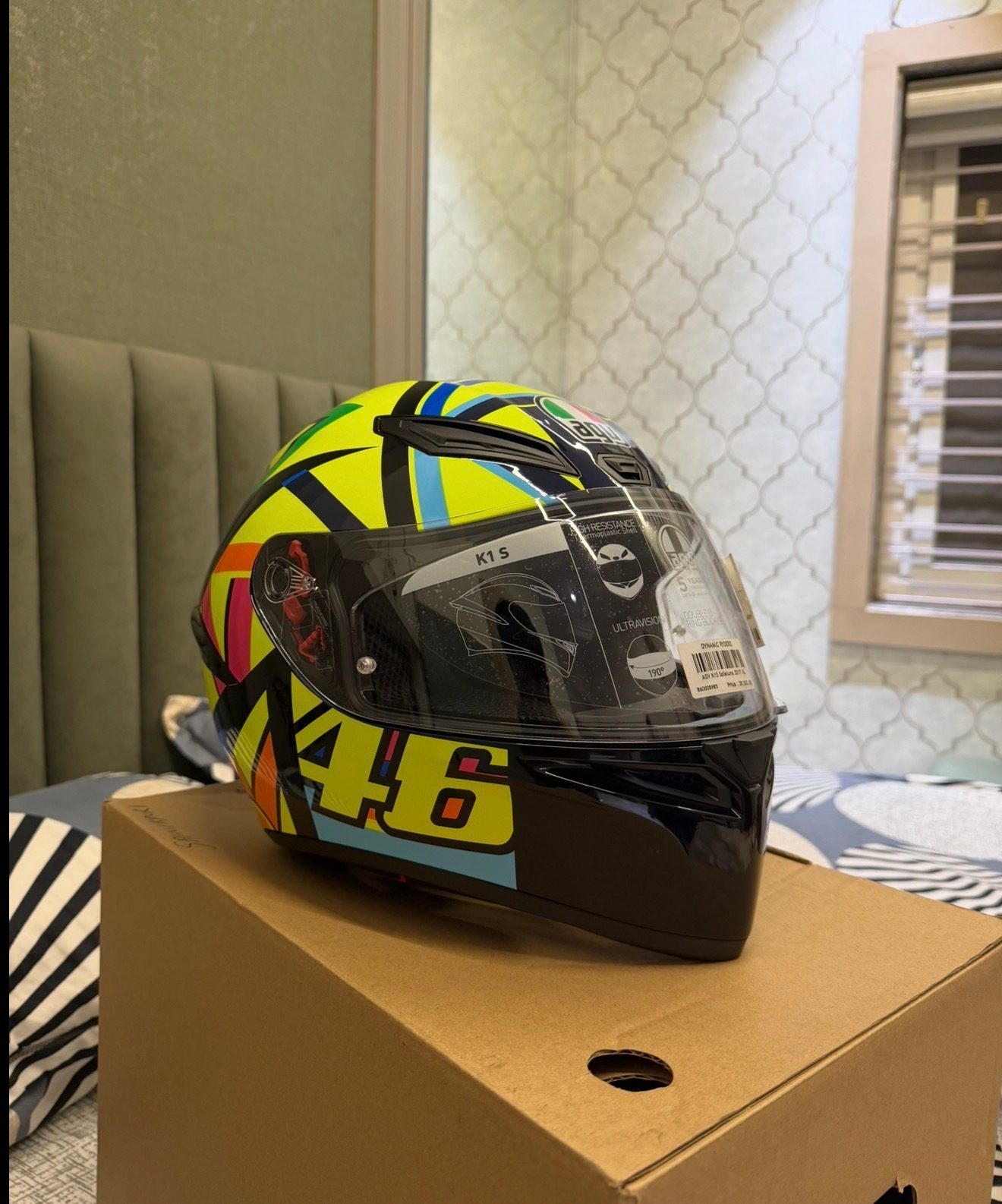 🔥 AGV K1S  Soleluna VR46 Helmet – Brand New – XL 🔥 2