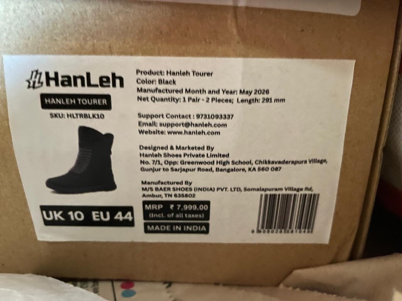 HANLE Tour Boot Size 10 - image 1