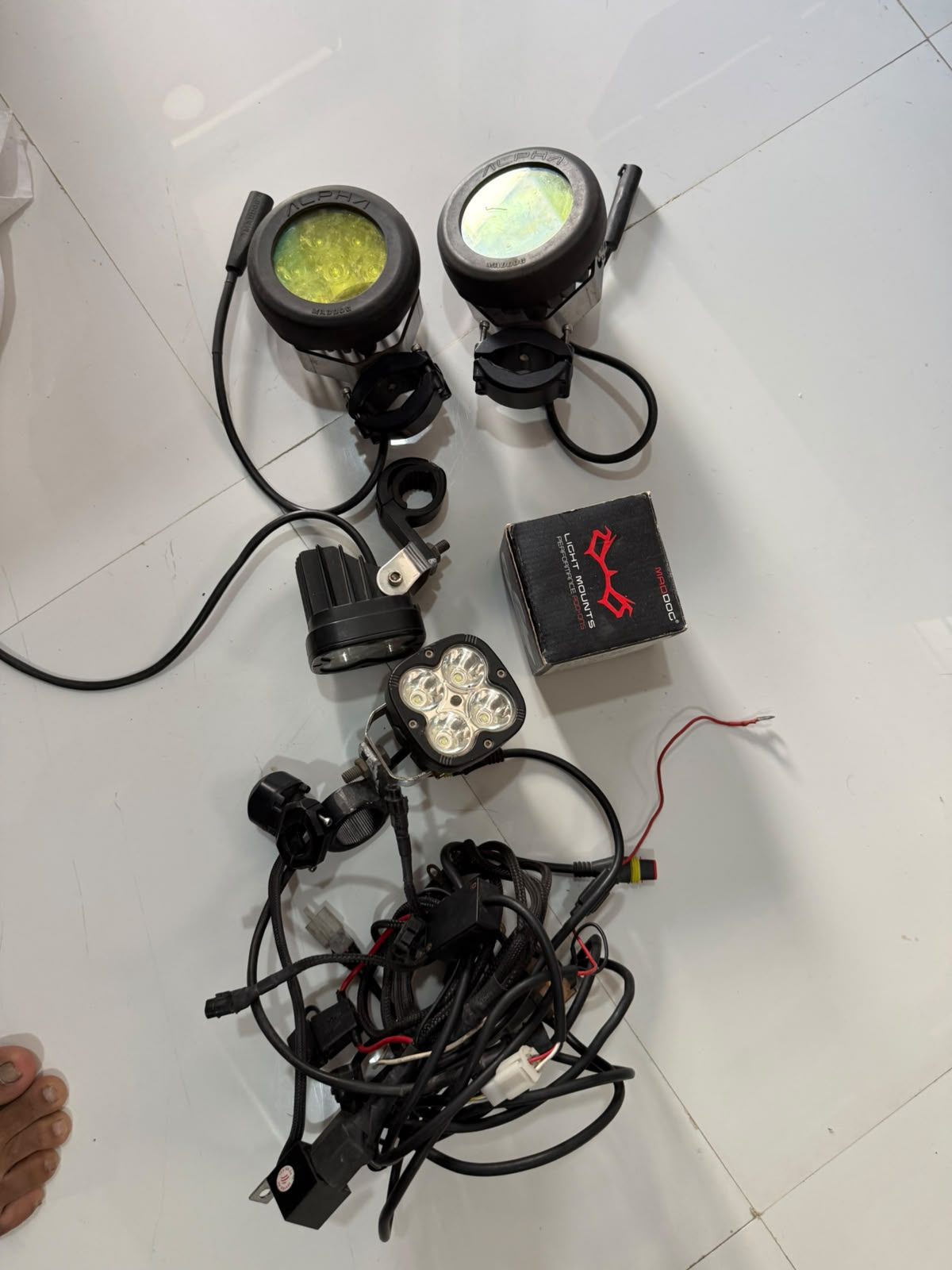 Maddog alpha and hjg 4 led with complete kit package - image 1