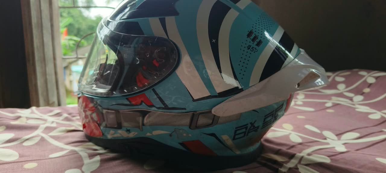 Axor Helmets Apex Hex-2 Helmet (Hex Blue & Red_M) - image 1