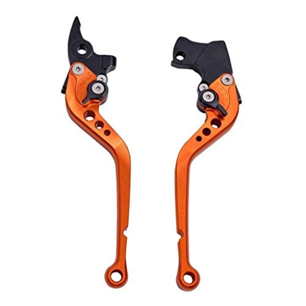Orange and Black Brake and Clutch Levers for KTM Bikes - image 1
