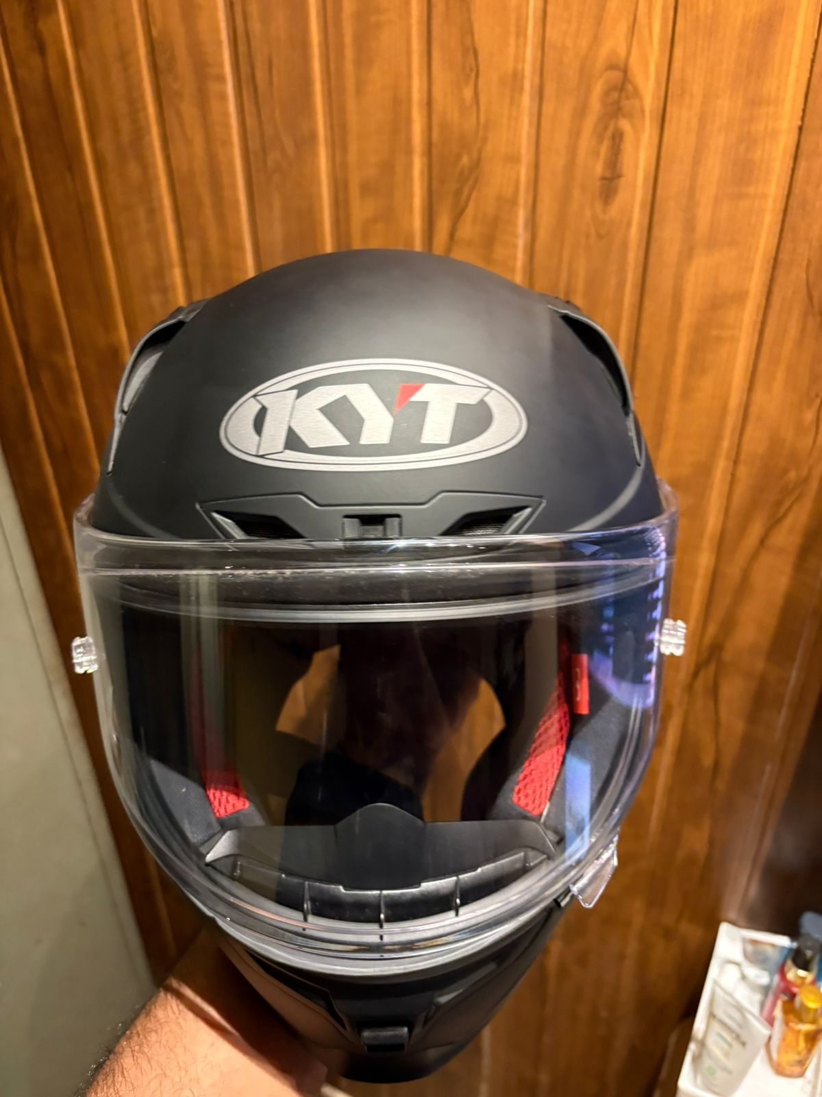 KYT STRIKER HELMET BLACK (Matt) XL  - image 1