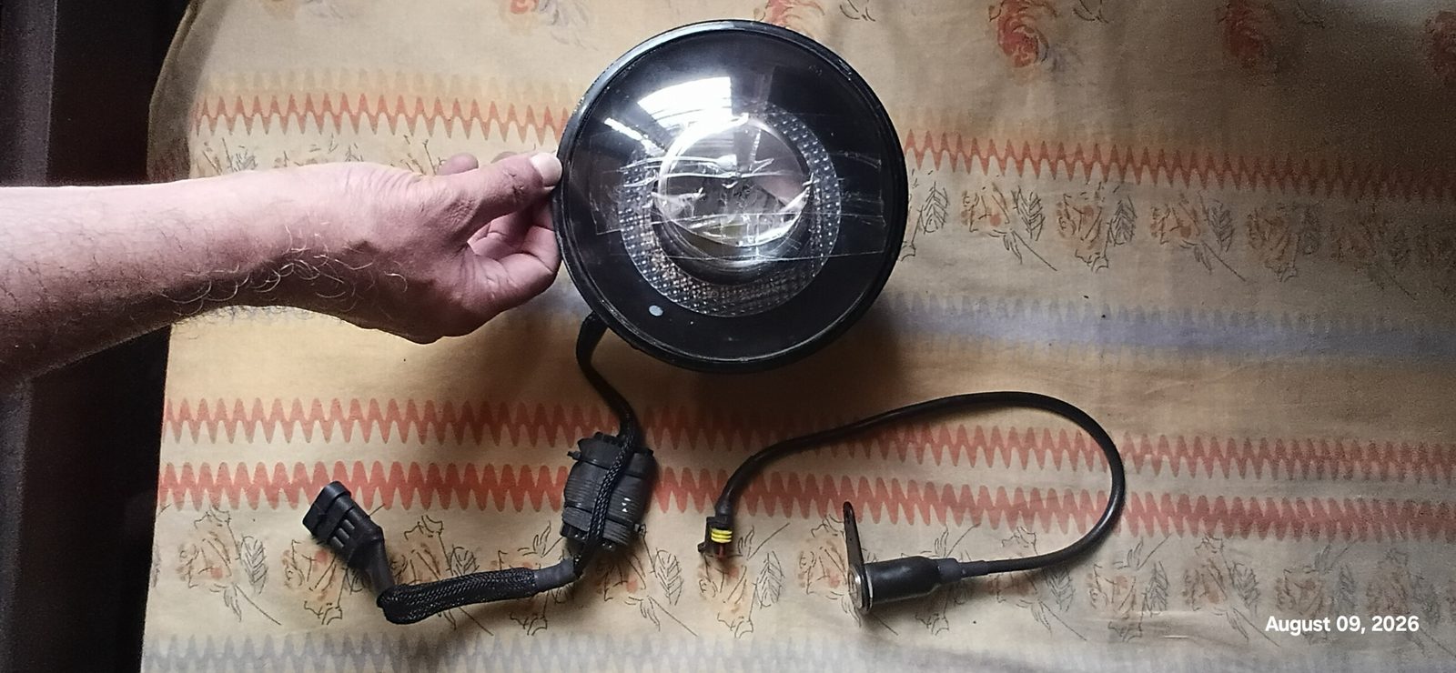 Touring Headlight for Honda Highness 350 - Plug n play - Damaged 3