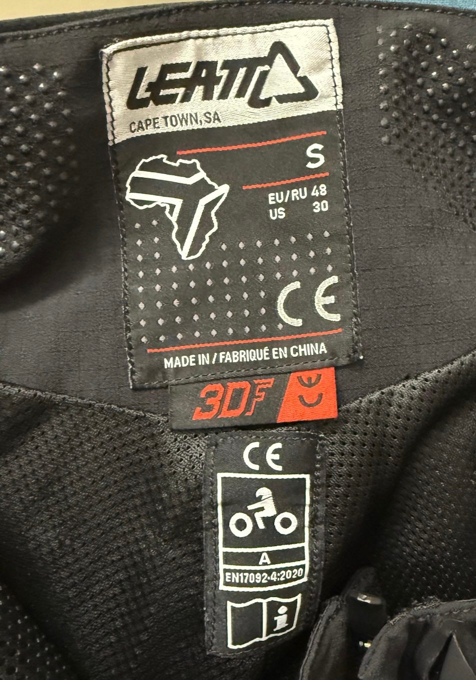 Leatt Pant Adv Rally 5.5 - Black Size S (will fit M) 3