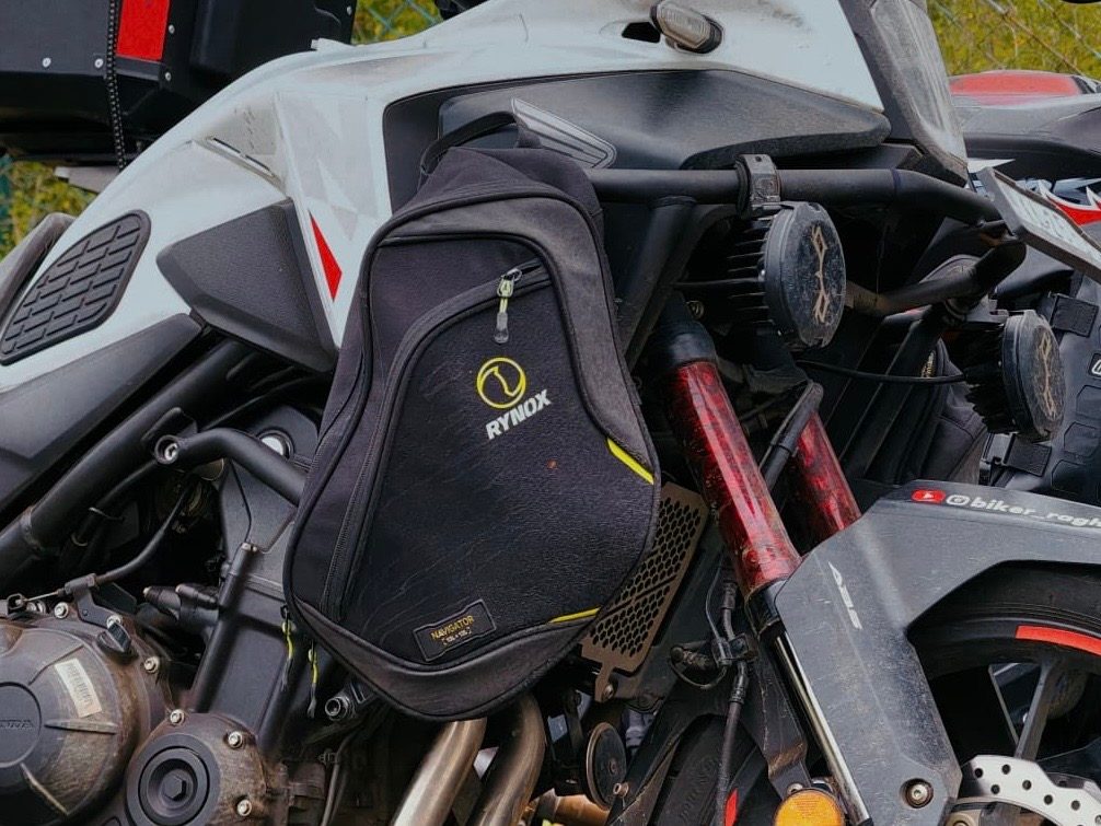 Rynox navigator frame bags for Himalayan 450 2
