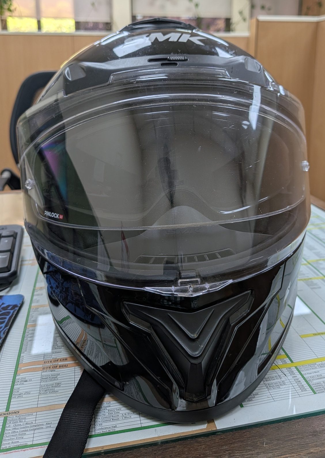 SMK Typhoon Solid Glass Black GL200 2
